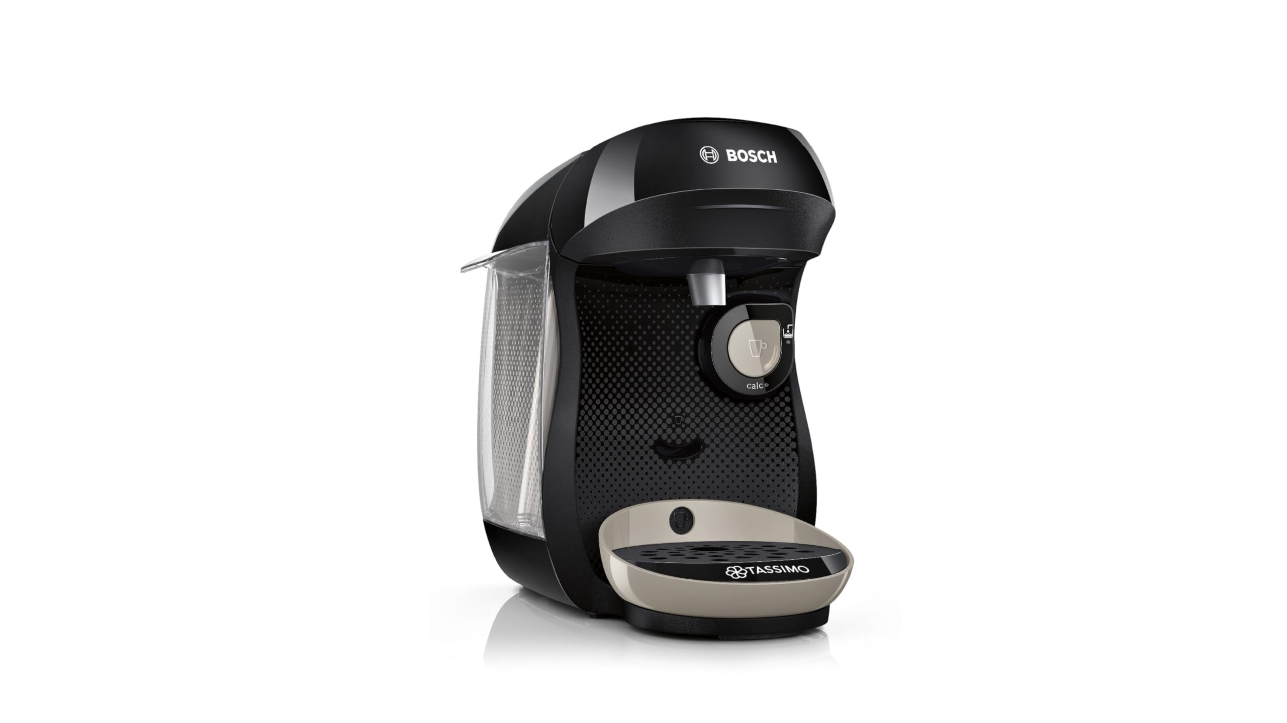 Machine a café - Tassimo Happy - TAS109E -  - 1400 W - 0,7 L - Creme/Noir (Collection Lurien)